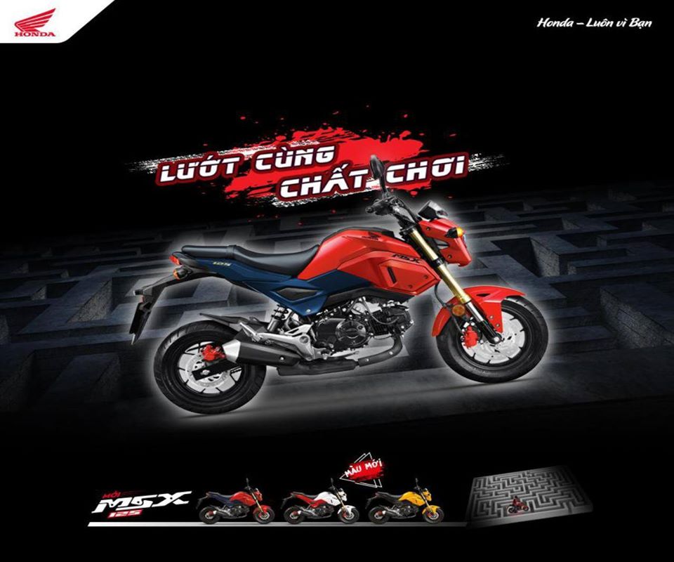 Honda Việt Nam giới thiệu xe côn tay MSX 125cc phiên bản mới