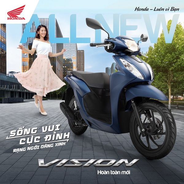 Honda Việt Nam giới thiệu Honda VISION hoàn toàn mới – Sống vui cực đỉnh