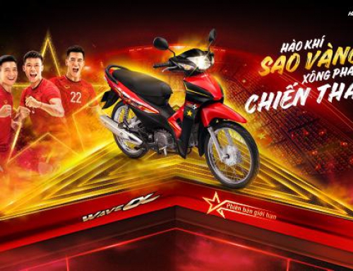 Honda Việt Nam tự hào giới thiệu phiên bản giới hạn Wave Alpha 110cc – “Hào khí sao vàng, xông pha chiến thắng” –