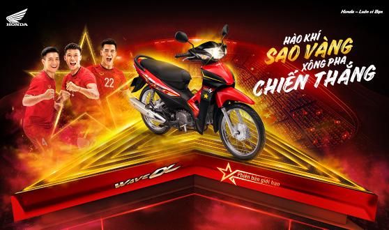 Honda Việt Nam tự hào giới thiệu phiên bản giới hạn Wave Alpha 110cc – “Hào khí sao vàng, xông pha chiến thắng” –