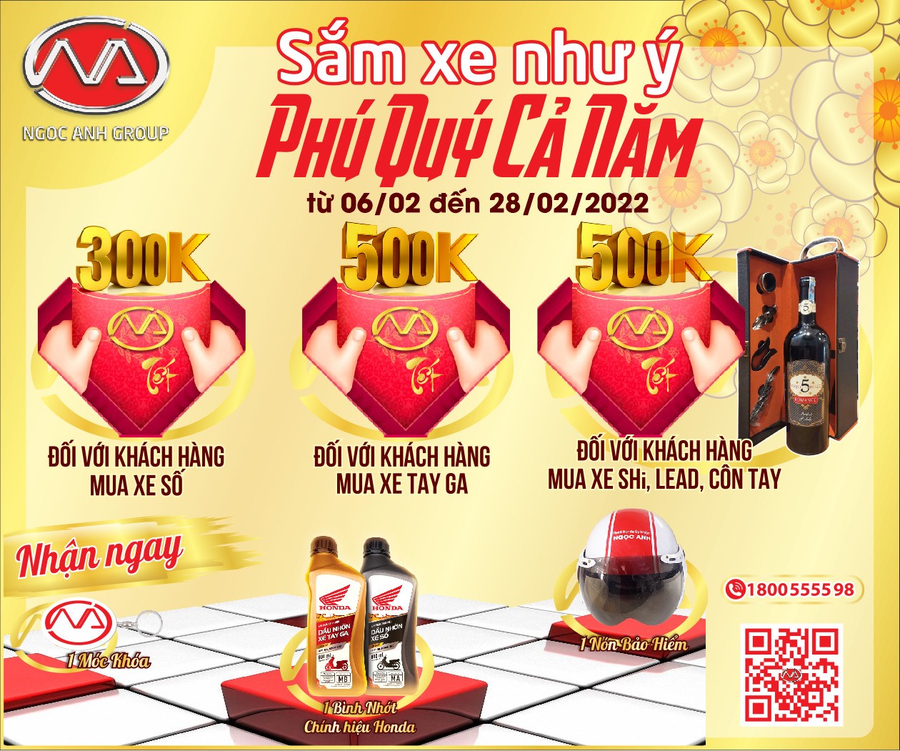 Hái Lộc Đầu Năm Với Chương Trình Khuyến Mãi ” SẮM XE NHƯ Ý – PHÚ QUÝ CẢ NĂM’