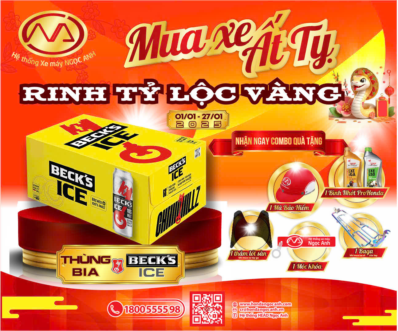 MUA XE ẤT TỴ – RINH TỶ LỘC VÀNG