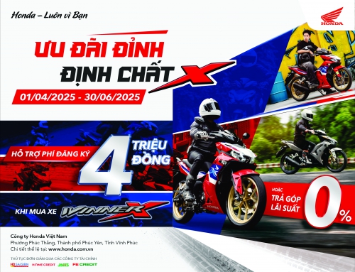 HONDA WINNER X- ƯU ĐÃI ĐỈNH – ĐỊNH CHẤT X