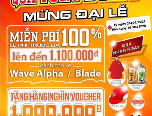 QUÀ TƯNG BỪNG – MỪNG ĐẠI LỄ  – ƯU ĐÃI LÊN ĐẾN 1.100.000 ĐỒNG