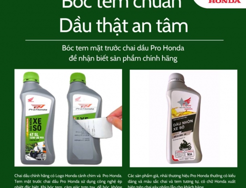 Cảnh Báo Hàng Giả, Nhái Thương Hiệu Dầu Nhờn Pro Honda