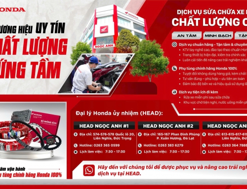 DỊCH VỤ SỬA CHỮA XE MÁY CHẤT LƯỢNG CAO TẠI  Hệ thống HEAD Ngọc Anh