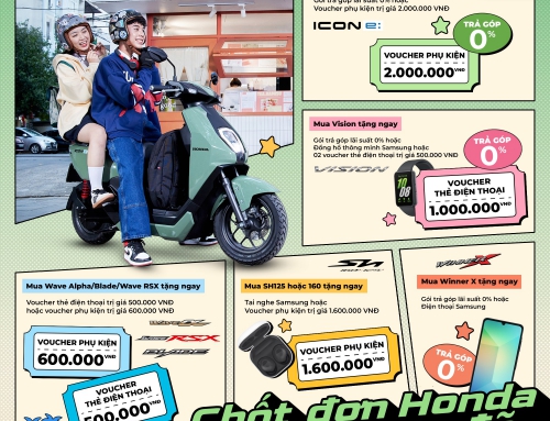 Chốt đơn Honda – Săn quà cực đã