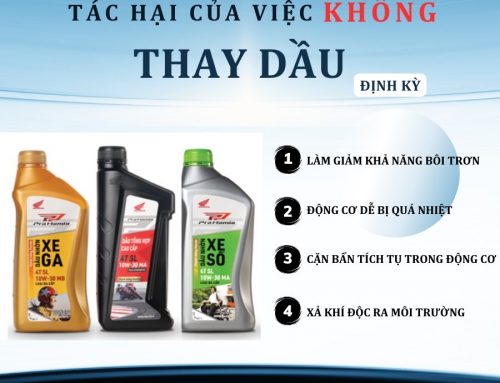 Tác hại khôn lường khi không thay dầu nhớt định kỳ cho xe máy