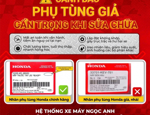PHỤ TÙNG GIẢ – NGUY HIỂM ẨN MÌNH SAU MỖI LẦN NỔ MÁY