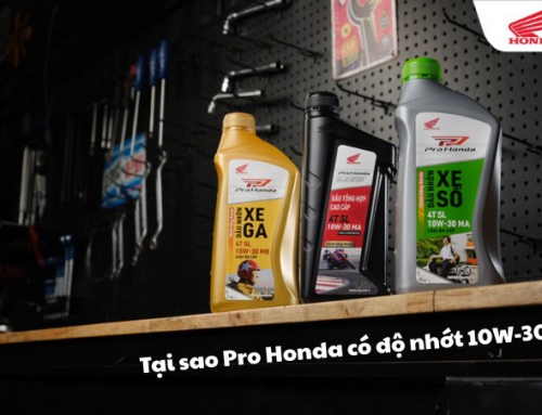 Giữa muôn vàn độ nhớt, tại sao Pro Honda lại có độ nhớt 10W-30?